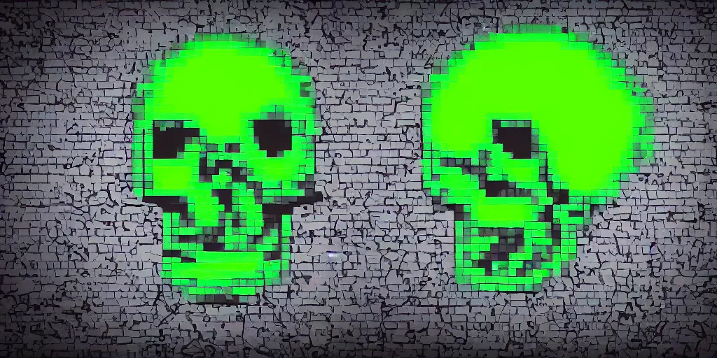 SCP Pixel Neon Lines Animated Wallpaper 