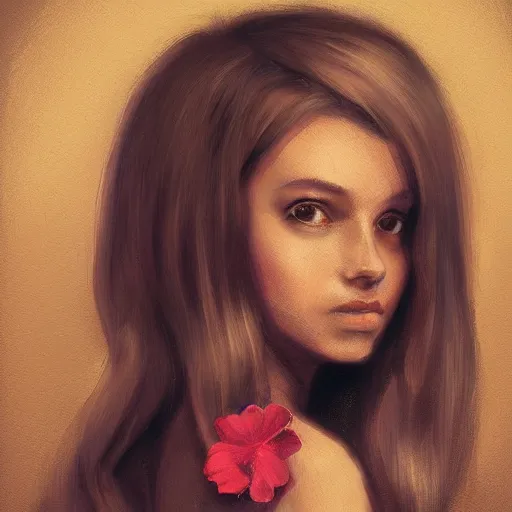 Image similar to andrew tate as a beautiful young woman, cute, trending on artstation, behance hd