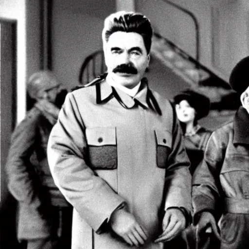 Prompt: joseph stalin in back to the future