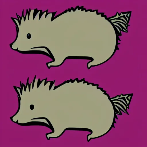 Image similar to hedgehog vector art cute sideview