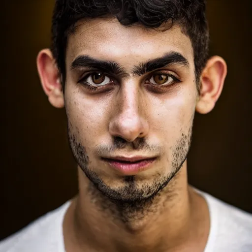 Image similar to young israeli man face portrait, photography