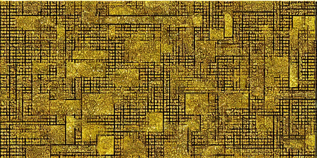 Prompt: a mosaic grid of 1 0 2 4 colored tile gold squares, gold, by richter, metallic, reflections, white border and background, lacquer on canvas, 1 0 2 4 farben abstract, geometric, sharp focus, highly detailed, digital painting, hyperealism, 8 k, hd