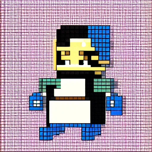 Image similar to pixelart character yesido style