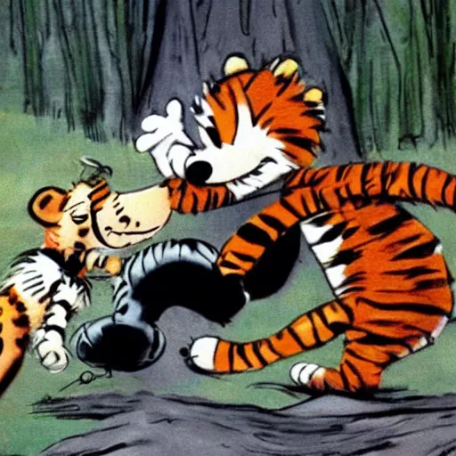 Image similar to calvin and hobbes