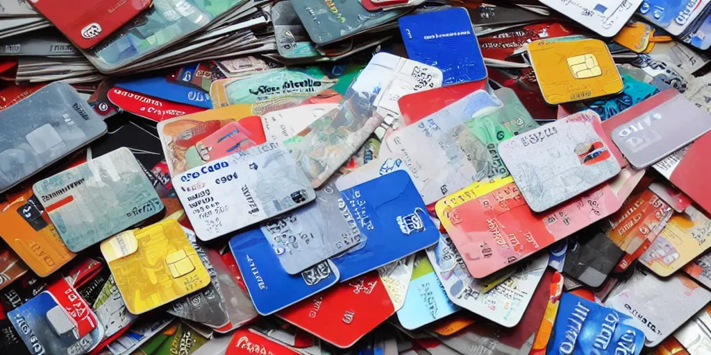 Image similar to an overwhelming pile of credit cards