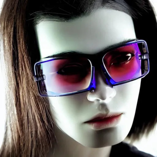 Prompt: cyberpunk glasses, cyberpunk, futuristic