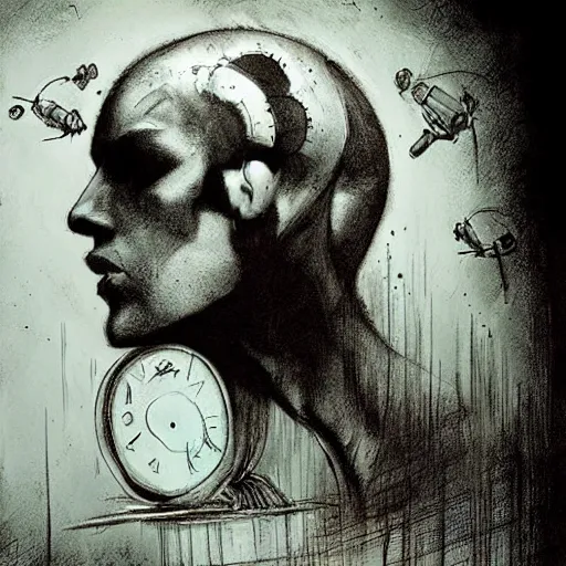 Image similar to time loop by ben templesmith