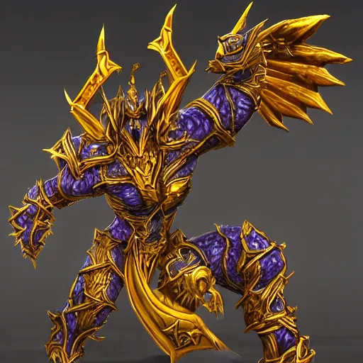 Image similar to Golden dragon from world of warcraft