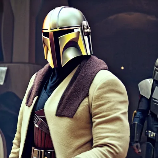 Image similar to Ja-rule appears as Moff Gideon in the Mandalorian, still, high quality