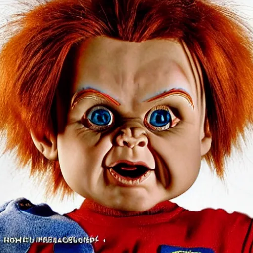 Prompt: hyperrealistic highly detailed Chucky doll from the movie Child's Play movie poster