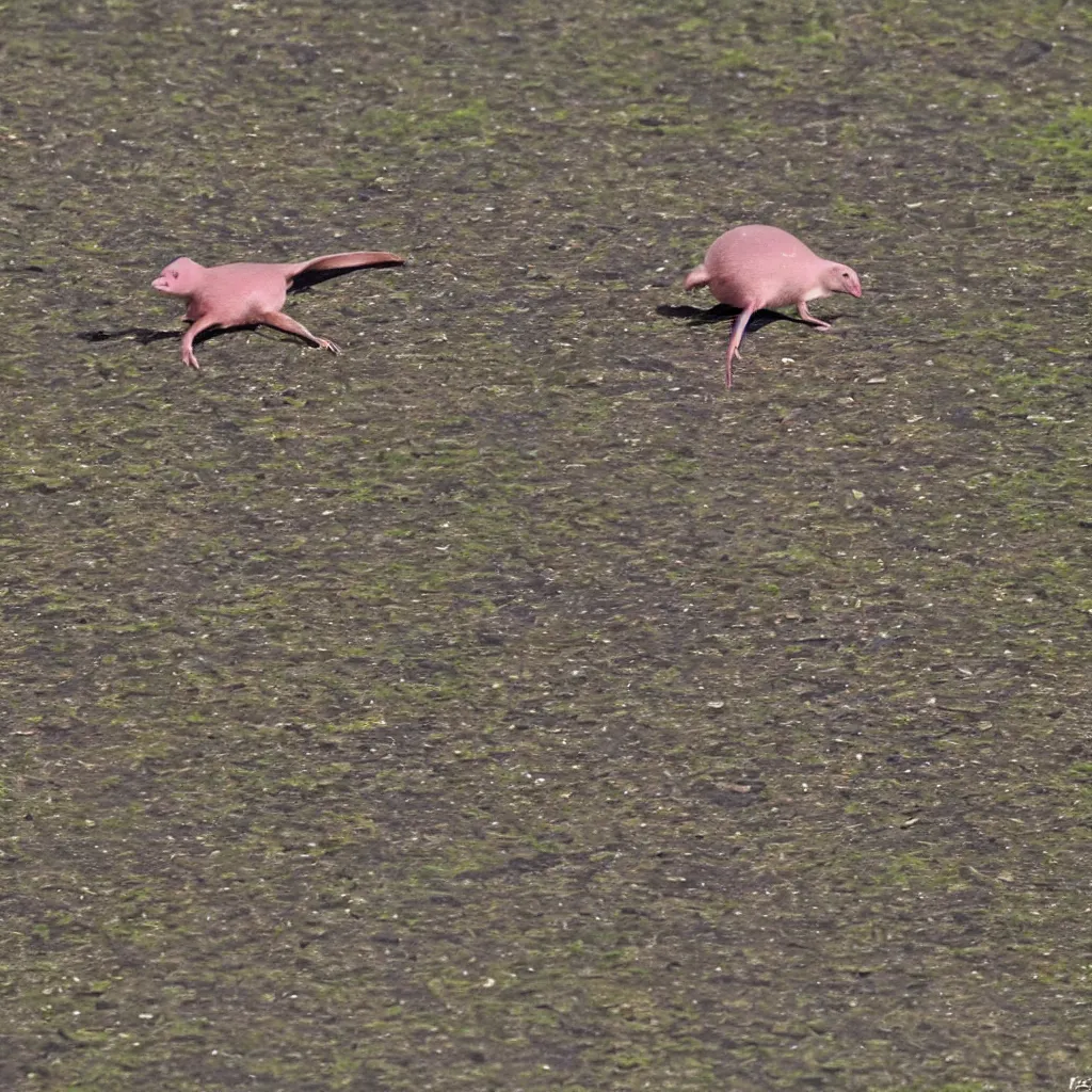 Prompt: photo of a slowpoke bird