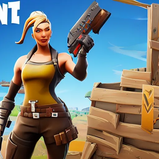 Image similar to Fortnite art style game texture