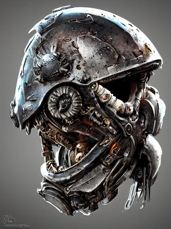 Prompt: portrait art of 8k ultra realistic undead werewolf space marine , intricate high tech helmet , detailed intricate ornate space suit,decaying, cybernetic, full of colour, cinematic lighting, battered, trending on artstation, 4k, hyperrealistic, focused, extreme details,unreal engine 5, cinematic, masterpiece, art by ayami kojima, giger