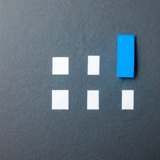 Image similar to a photo of a piece of cardboard with tic tac toe on it made of blue tape, gray background