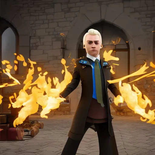 Prompt: draco malfoy, clash royal style characters, unreal engine 5, octane render, detailed, brawl stars, cinematografic, cinema 4 d, artstation trending, high definition, very detailed