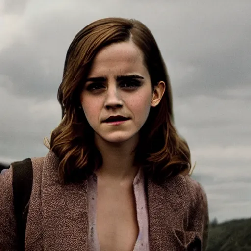 Image similar to film still of Emma Watson.