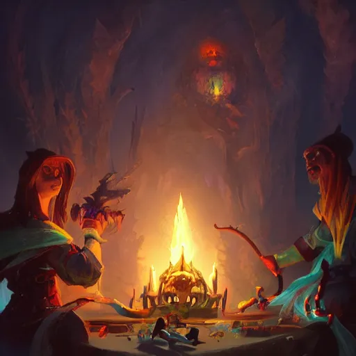 Prompt: magic ritual, ritual, magic smoke everywhere, magic cross, magic ritual, ritual, bright art masterpiece artstation. 8 k, sharp high quality artwork in style of jose daniel cabrera pena and greg rutkowski, concept art by tooth wu, blizzard warcraft artwork, hearthstone card game artwork