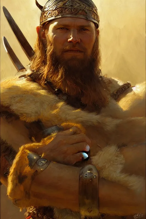 Image similar to viking warrior, highly detailed painting by gaston bussiere, craig mullins, j. c. leyendecker 8 k