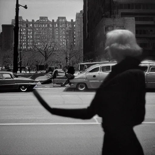 Image similar to the self portrait, by vivian maier,