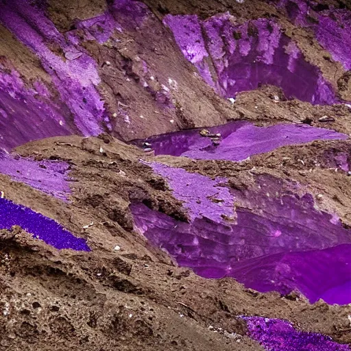 Image similar to deep purple and violet mine