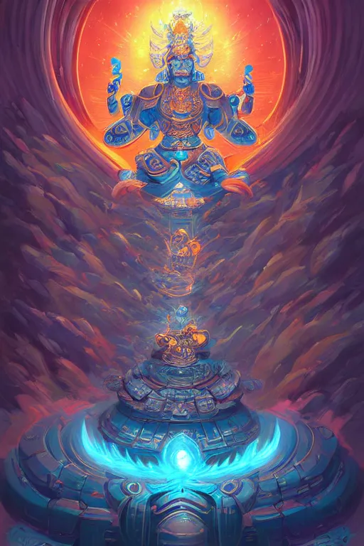 Prompt: Ancient Sacred Unicron Bodhisattva by Andreas Rocha