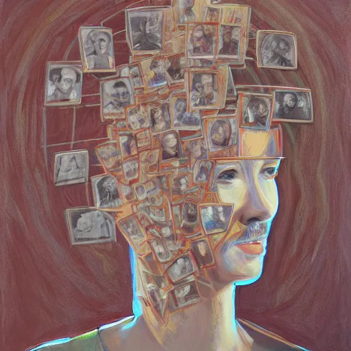 Image similar to recursive portrait