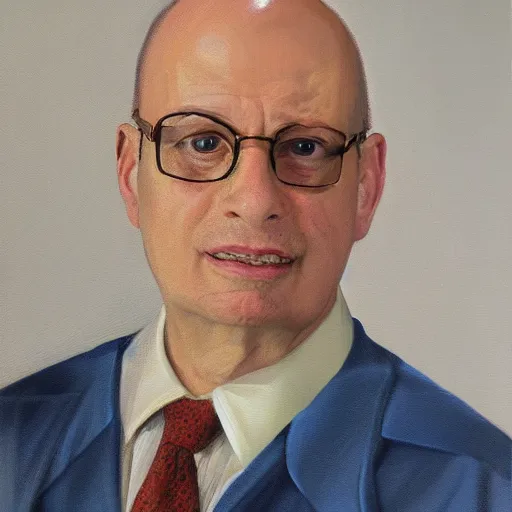 Prompt: dr. katz, oil portrait, photorealistic, high detail