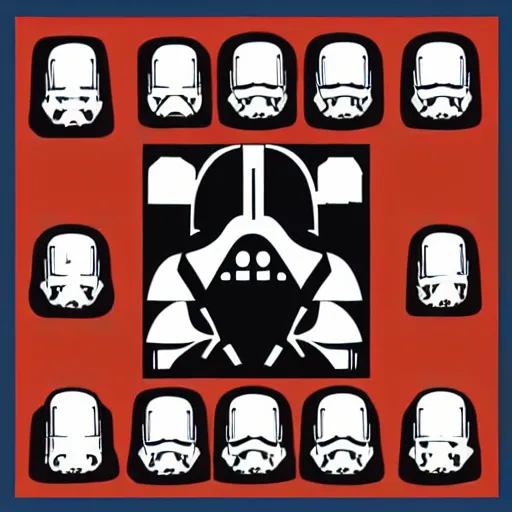 Jogo 6 copos Shot Stormtrooper Pop Art - NF