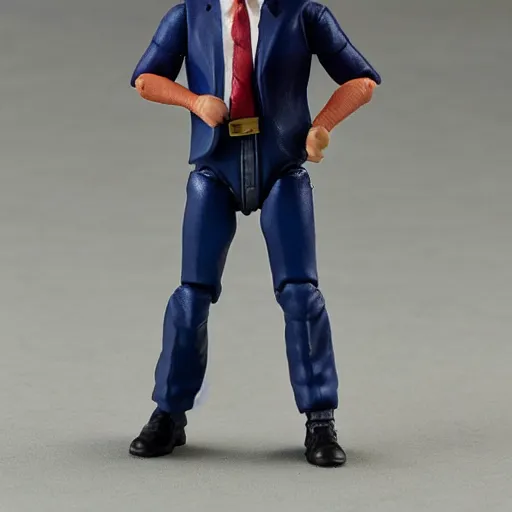 Prompt: action figure of a stereotypical american,