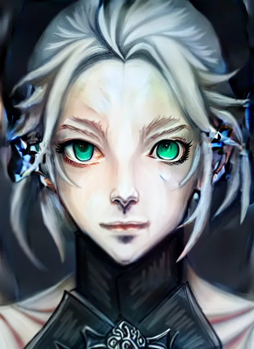 Prompt: a portrait of ashe an ultrafine detailed painting, detailed painting, detailed eyes!!, final fantasy octopath traveler lovecraft ghibly