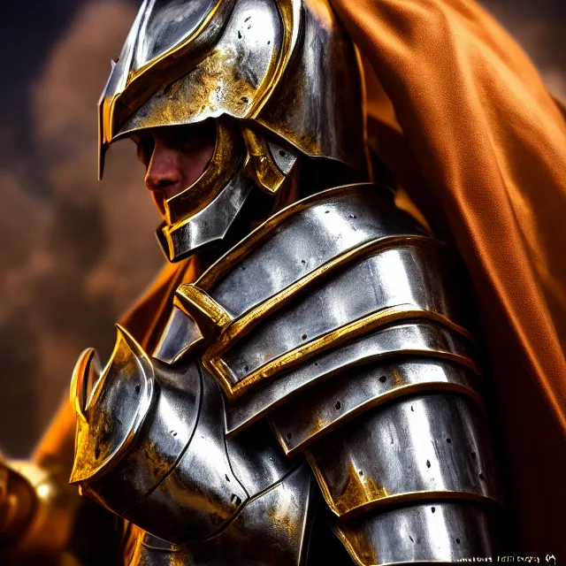 Prompt: photo of a holy paladin, highly detailed, 4 k, hdr, smooth, sharp focus, high resolution, award - winning photo