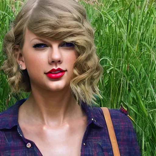 Prompt: Taylor Swift farmer