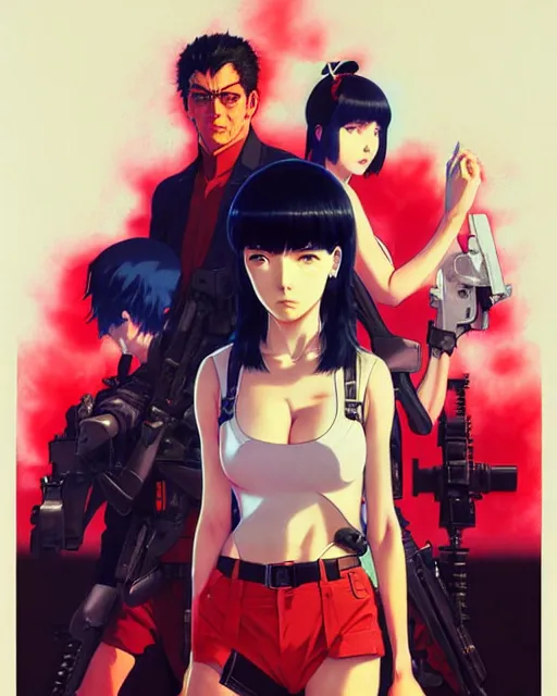 Prompt: i hate anime. realistic shaded lighting poster by ilya kuvshinov katsuhiro otomo ghost - in - the - shell, magali villeneuve, artgerm, jeremy lipkin and michael garmash and rob rey and atlus