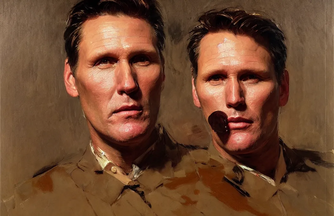 Prompt: portrait of keir starmer!!!!!!!!!!!!!!!!!!!!!!!!!!!, detailed face, detailed painting, epic lighting, by ilya repin, phil hale and kent williams