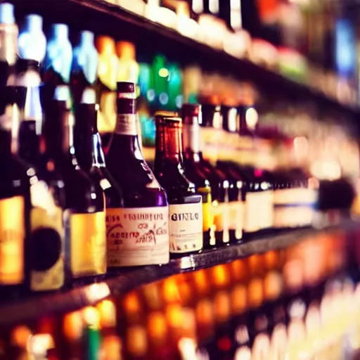 Prompt: alcohol