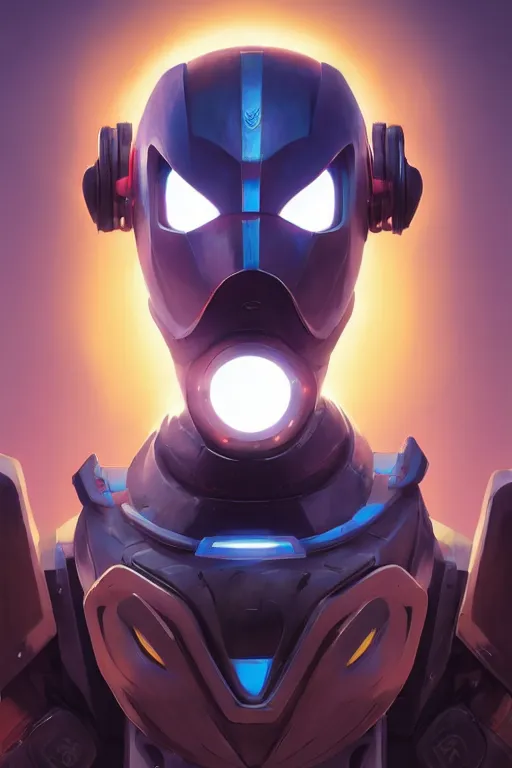 Image similar to epic mask helmet robot ninja portrait stylized as fornite style game design fanart by concept artist gervasio canda, behance hd by jesper ejsing, by rhads, makoto shinkai and lois van baarle, ilya kuvshinov, rossdraws global illumination radiating a glowing aura global illumination ray tracing hdr render in unreal engine 5