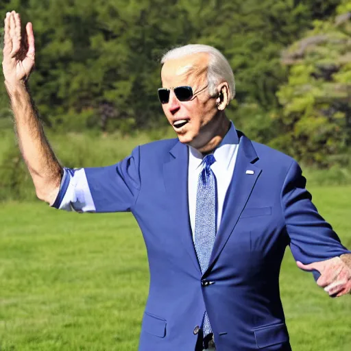 Image similar to joe biden with a long neck like a giraffe