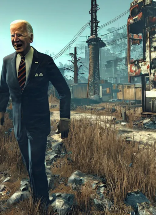 Image similar to Joe Biden in Fallout 4, Fallout 76, Fallout 3