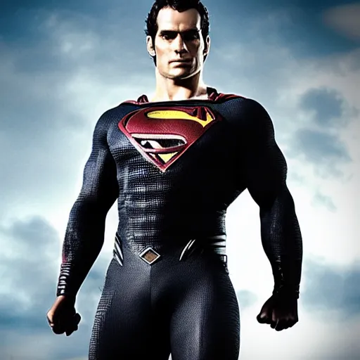 Image similar to portrait of henry cavill as omni - man