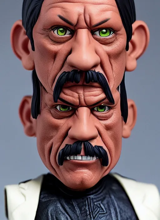 Image similar to danny trejo, an nendoroid of danny trejo figurine, realistic face, detailed product photo