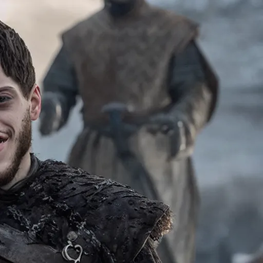 Image similar to still of pete davidson in game of thrones