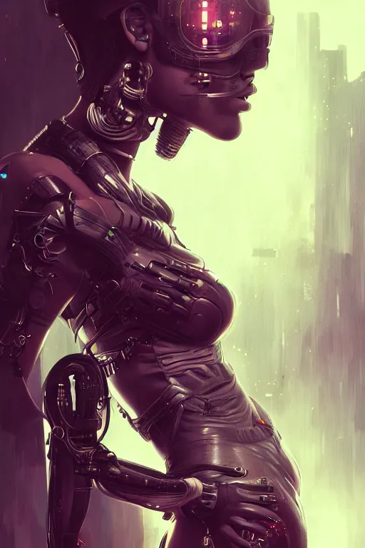 Image similar to entire body, cyberpunk, cyberpunk, female character, beautiful head, nice legs, concept art, artstation, intricate details, dramatic lighting