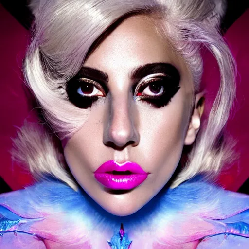 Image similar to lady gaga artpop act 2 album cover shot by nick knight, full body, artpop, jeff koons, canon, highly realistic. high resolution. highly detailed. dramatic. 8 k. 4 k.