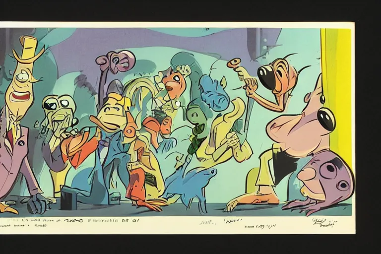 Prompt: mugwump animated series by hanna barbera, 1 9 5 0 s cartoon production art