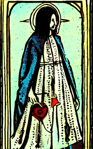 Image similar to The shoegaze guitarist, 1600s tarot card