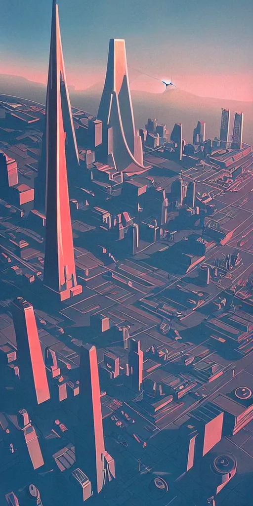 Prompt: retro futuristic art of san francisco in the year 2 1 0 0, trending on artstation