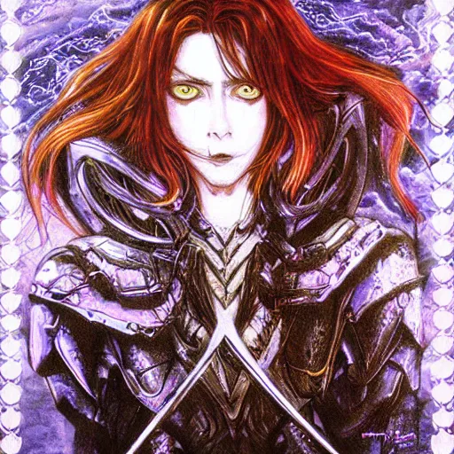 Image similar to Beautiful Sauron in the style of Ayami Kojima, portrait