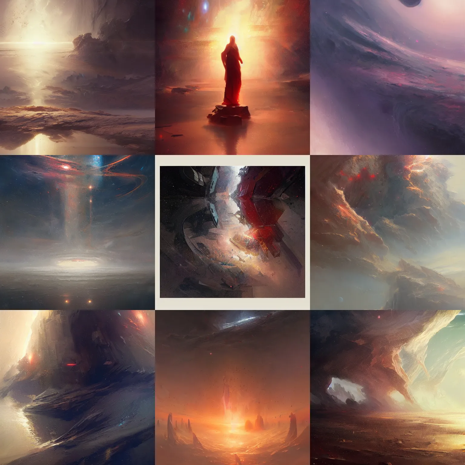 Prompt: the universe's gift to humanity, abstract art, by greg rutkowski, chris tulloch mccabe, valentina remenar and asher duran, digital art, concept art, trending on artstation