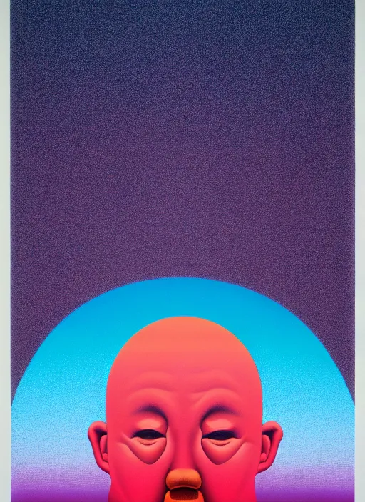 Image similar to insight a men by shusei nagaoka, kaws, david rudnick, airbrush on canvas, pastell colours, cell shaded!!!, 8 k