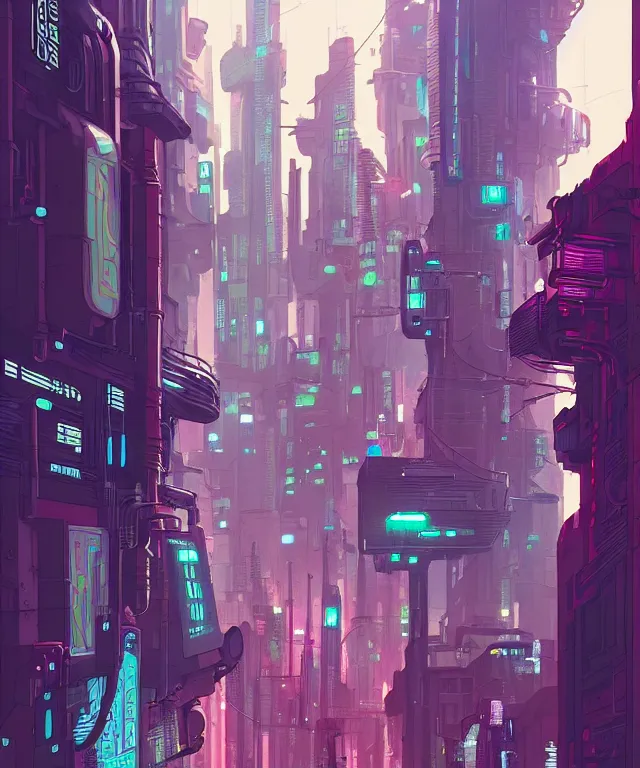 Prompt: a street view of a cyberpunk city, fantasy, elegant, digital painting, artstation, concept art, matte, sharp focus, illustration, art by josan gonzalez